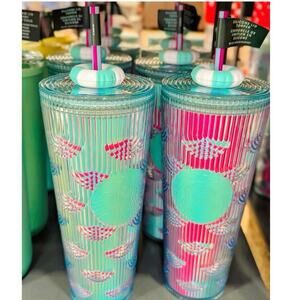 Starbucks 2025 Summer Siren Scale Venti Cold Cup Tumbler 24oz NWT